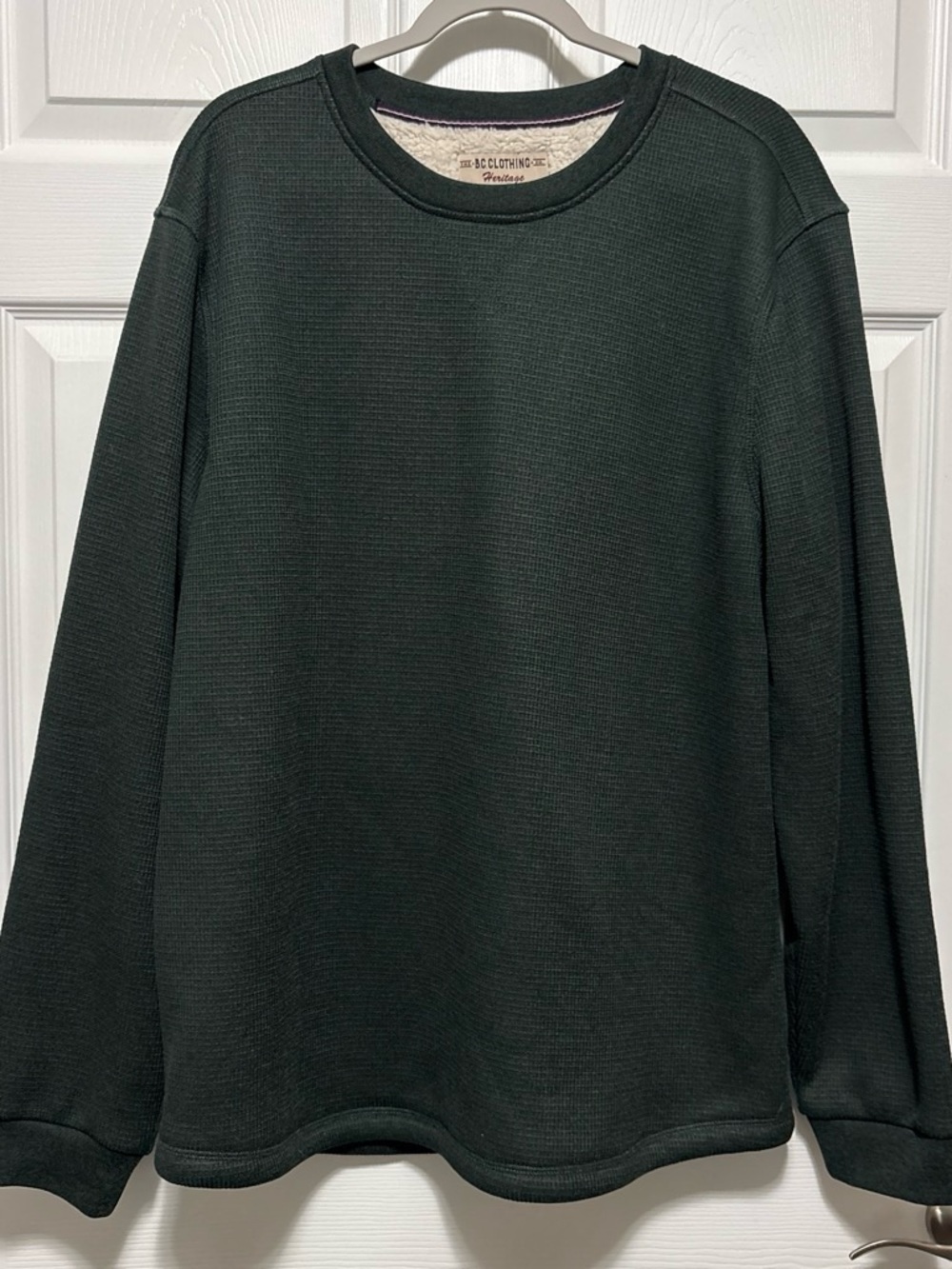 Crewneck Pullover in Dark Green by BC Clothing